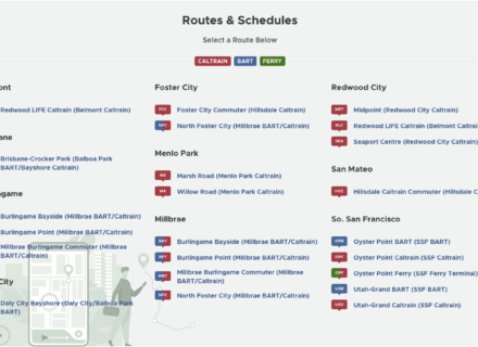commuter routes in sf bay